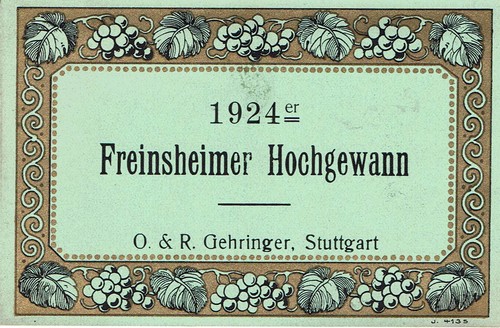 Rar altes weinetikett 1924er - rar!altes, weinetikett*1924er
