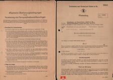 HANNOVER, 2 x Brief 1945, Telefonbau und Normalzeit Lehner & Co.