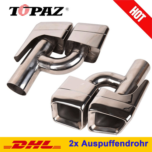 Auspuffblende für - 2x,