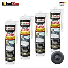 Sanitär Silikon Anthrazit 4 x