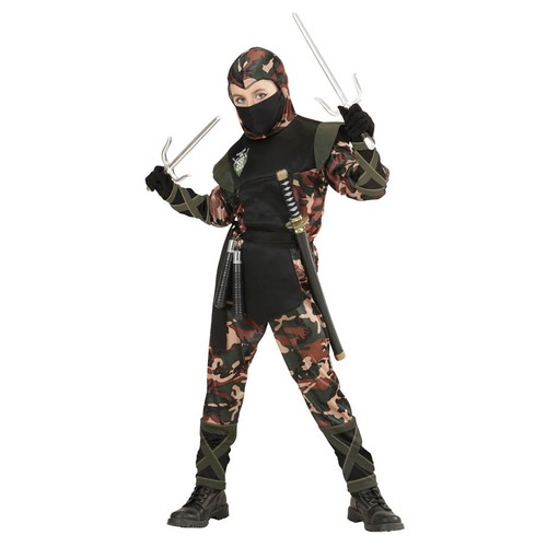 Ninja soldat kostüm maske - ninja,