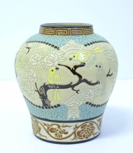 Vase vogel blüten - motiv, dona