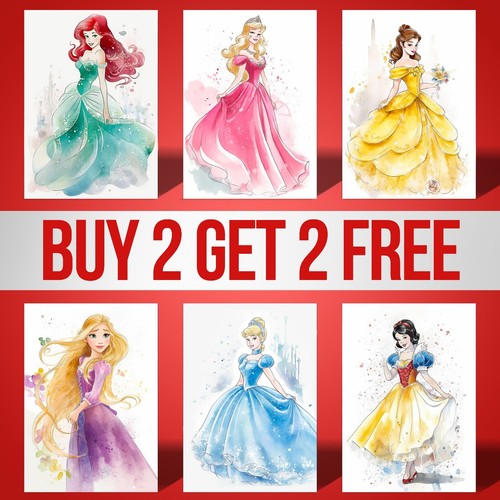 Disney prinzessin aquarell - disney,