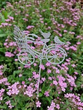 Blumenstecker Fahrrad Metall