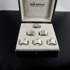 6 versilberte Wilkens