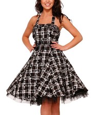 H&R London Kiara Tartan Pin-Up