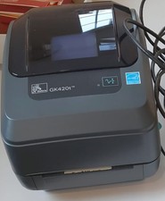 Zebra GK420t Etikettendrucker Thermodrucker Labeldrucker USB LAN Netzwerk 