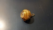 Vintage Kugel Anhänger Uhr Vuillemin Régnier - vergoldet - läuft