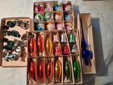 DDR Weihnachtskugeln Christbaumkugeln Kugeln - Konvolut-