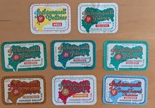 Bieretiketten - DDR - Kamenz - 8 verschiedene