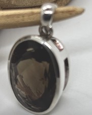 Anhänger Rauchquarz, 925er