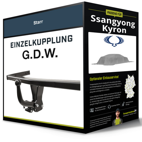 Starre anhängerkupplung für - starre,