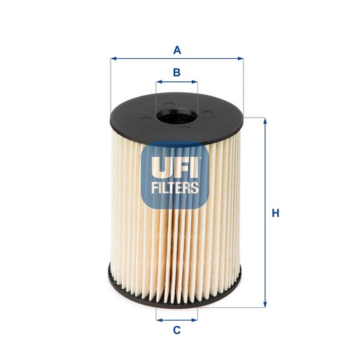 Ufi kraftstofffilter passend - ufi,
