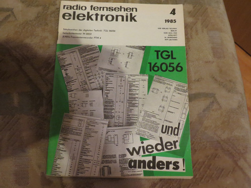 Ddr radio fernsehen elektronik - fernsehen,