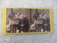 um 1885 E.LINDE Scherz mit Opa