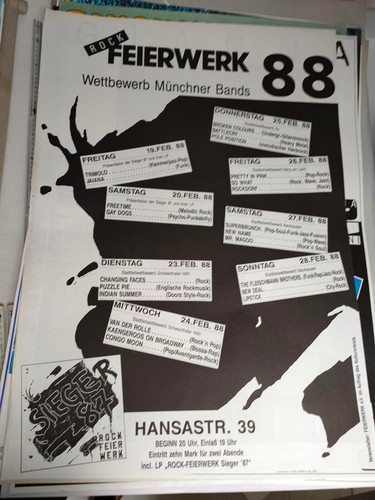 Plakat rock feierwerk - plakat,