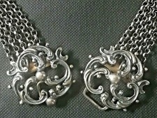 Kropfkette Halskette 800-er Silber Schmuck Tracht Miesbach München Bayern ~1920