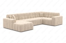 Sofa stoff wohnlandschaft - sofa,