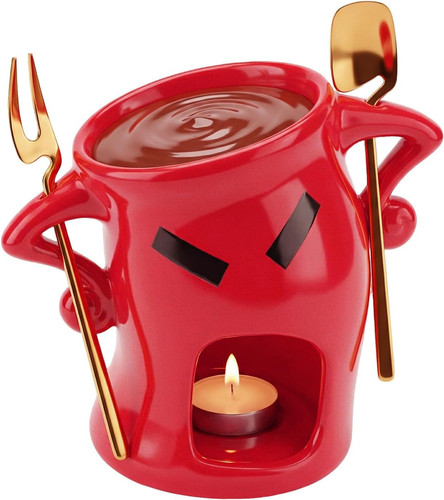 Schokofondue tasse set keramik - set,