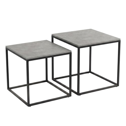 Couchtisch 2er set quadratisch - couchtisch,