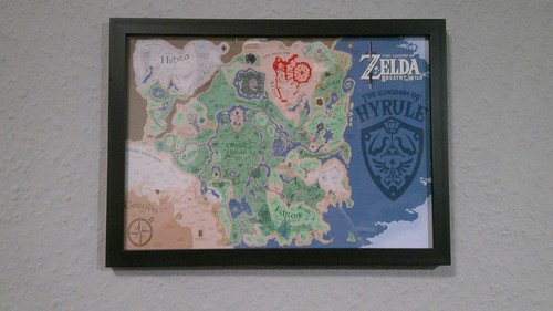 Zelda botw karte print - botw,