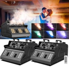 2000W RGB Led Nebel​ Seifenblasen Maschine Bubble Machine DMX mit Fernbedienung
