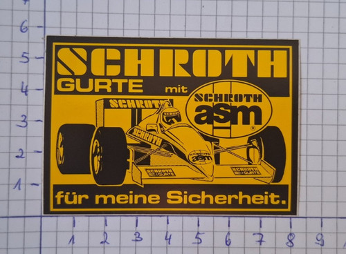 Aufkleber sticker schroth - aufkleber, /