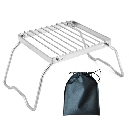 Stainless steel campings stove - stainless,