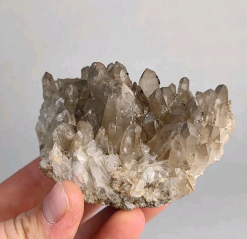 Quarz rauchquarz stufe - rauchquarz,