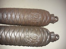 2 Zapfengewichte antik kuckucksuhr Tannenzapfen Gewichte Pärchen 1200+1208 Gramm