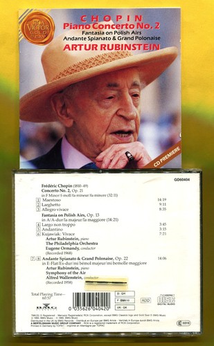 Chopin rubinstein - chopin,, (piano)
