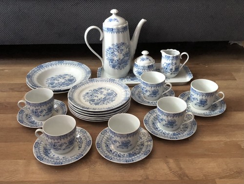 Schönes china blau personen - schönes, 6
