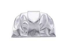 NINA Fedra metallic pleated