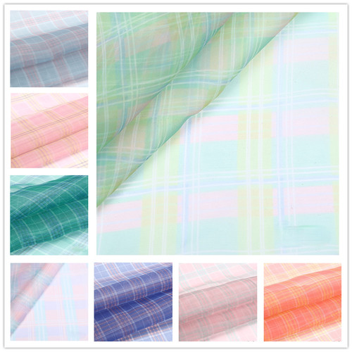 Hot netz karo organza - karo, stoff