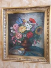ölbild ölmalerei blumen - Ölmalerei,