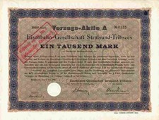 Eisenbahn Stralsund Tribsees