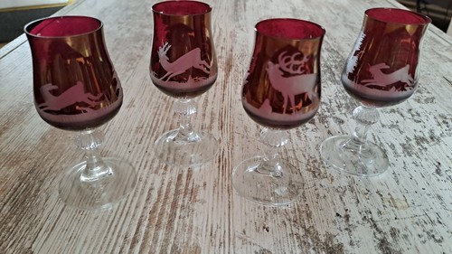 Böhmisches glas rubinrot - böhmisches,