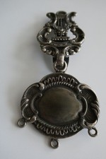 B149-835er Silber Charivari Gürtel Rockanhänger Lang 10 Breit 4,5 cm Gew 36,8 Gr