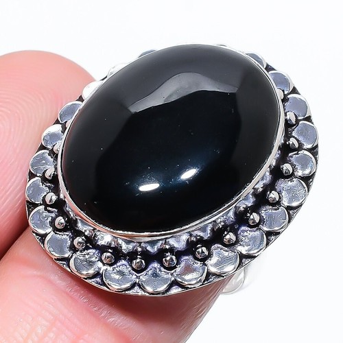 Schwarzer onyx edelstein 925 - edelstein,
