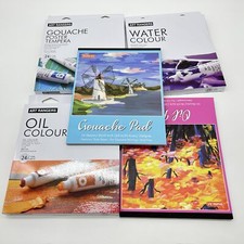 Shuttle Art 168 teiliger Malkoffer mit  Holzstaffelei, Acrylfarben Set, Aquarell