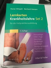 Lernkarten Krankheitslehre Set 2 für die Heilpraktikerausbildung  