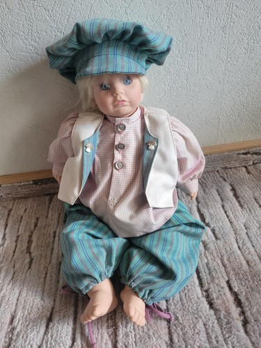 Sammlerpuppe rackewitz kinder - sammlerpuppe,