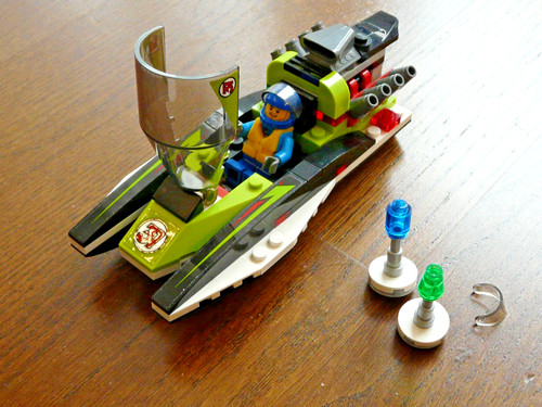 Lego city rennboot motor boot - lego,