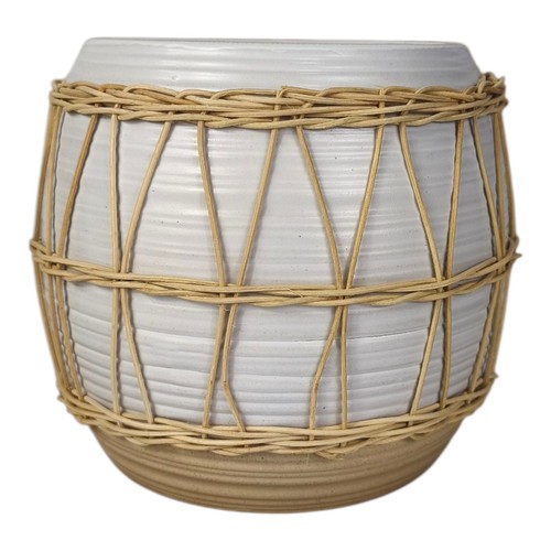 Vase wanddeko rattan und - rattan,