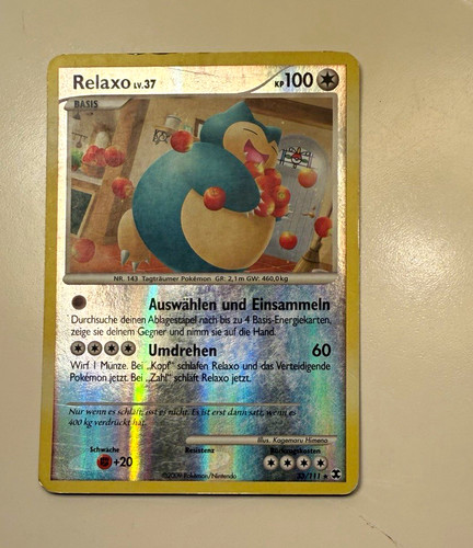 Pokémon relaxo 33 - relaxo, 33/111