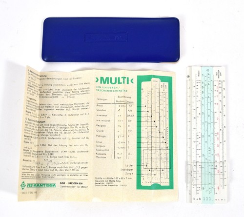 Ddr rechenschieber veb - rechenschieber,