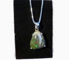 Matrix Opal Cabochon Anhänger 925 Silber 16,6x13,8 mm AD3061