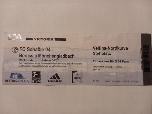 Eintrittskarte ticket fußball - eintrittskarte/ticket,