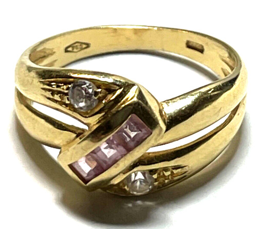 Moderner 750 gold - 18, ring