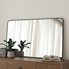 Groß Schwarz Wand spiegel